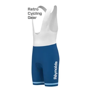 1990s blue Reynolds Retro Bib Cycling Shorts