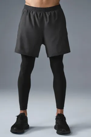 5" Revival 2-in-1 Pant - Anthracite/Black