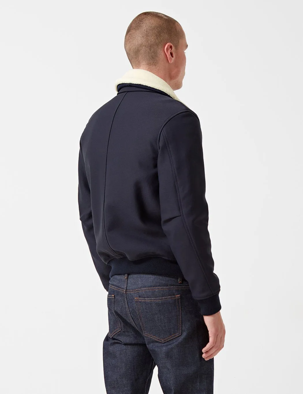 A.P.C. Manchester Bomber Jacket - Dark Navy