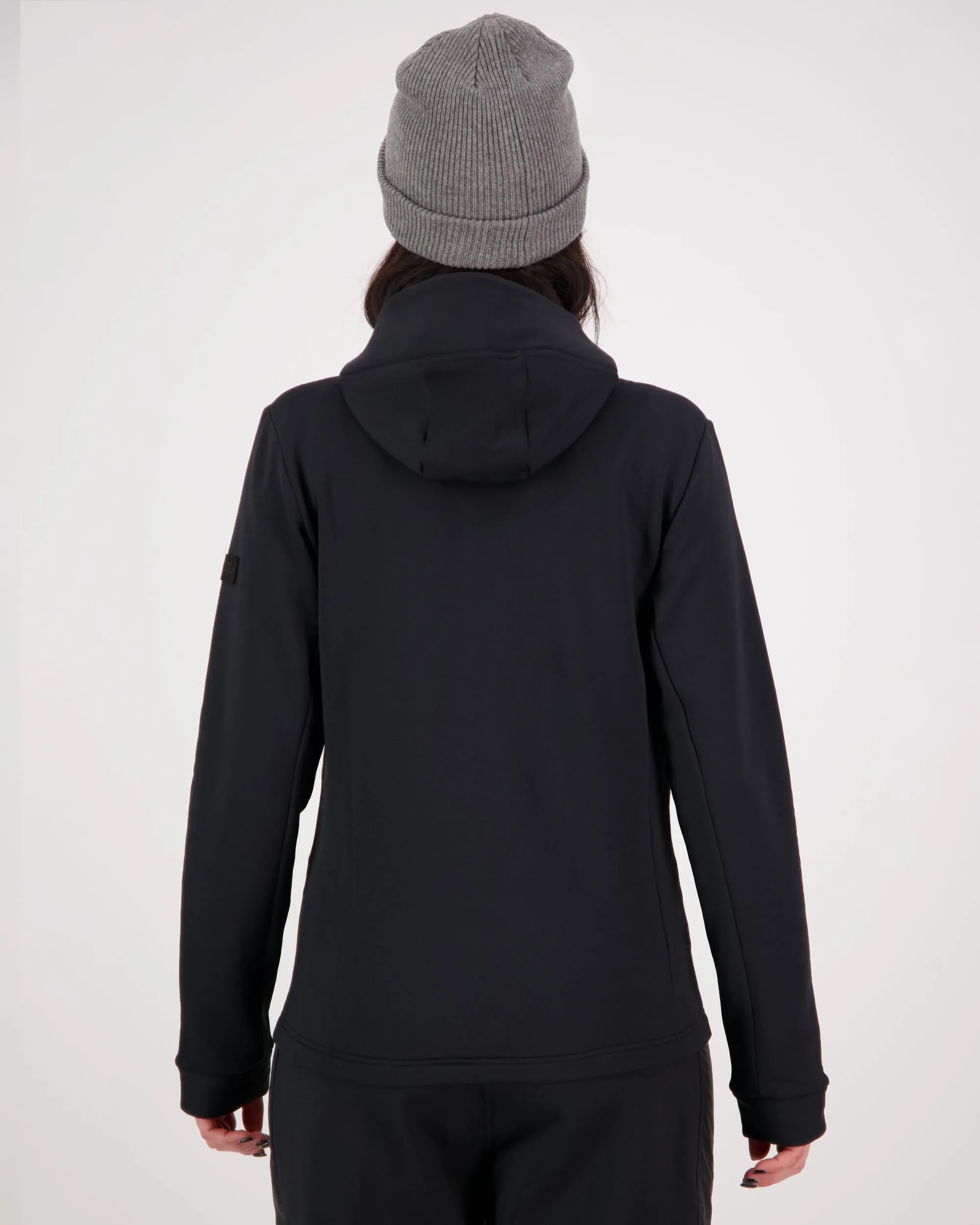 Arcadia Merino Fleece Hoody - Black