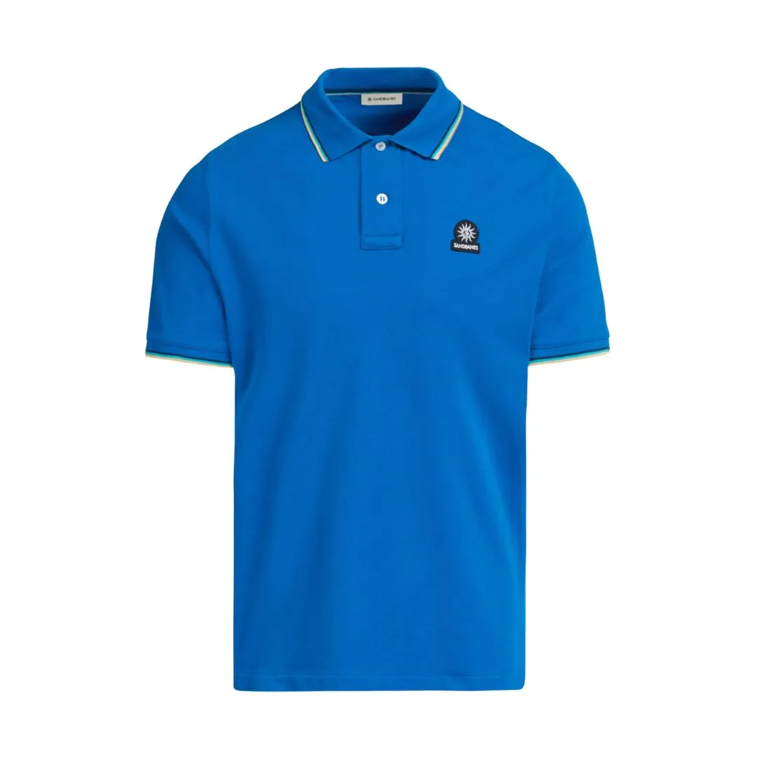 Badge Logo Tipped Polo Shirt MBP01