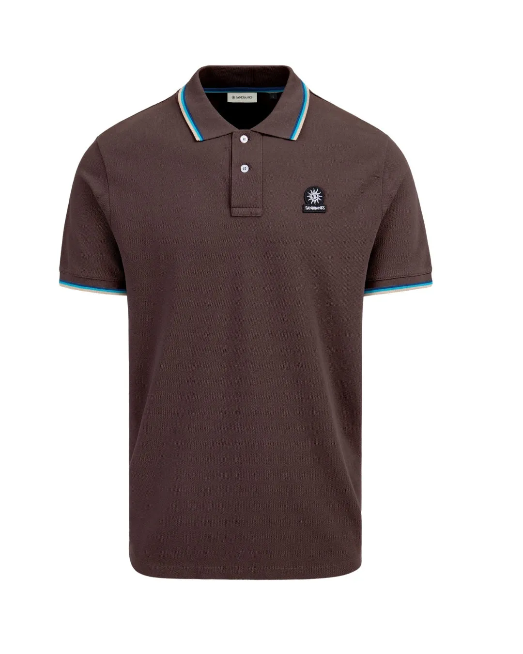 Badge Logo Tipped Polo Shirt MBP01