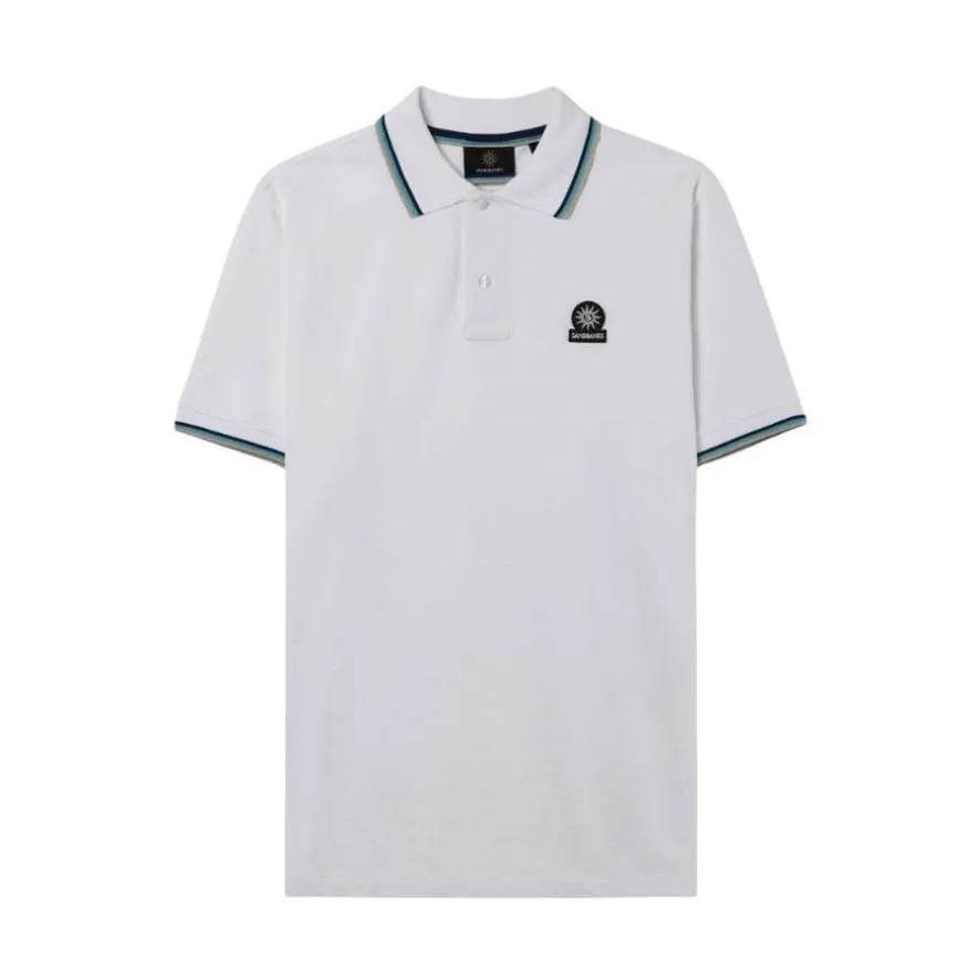 Badge Logo Tipped Polo Shirt MBP01