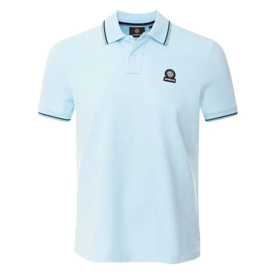 Badge Logo Tipped Polo Shirt MBP01