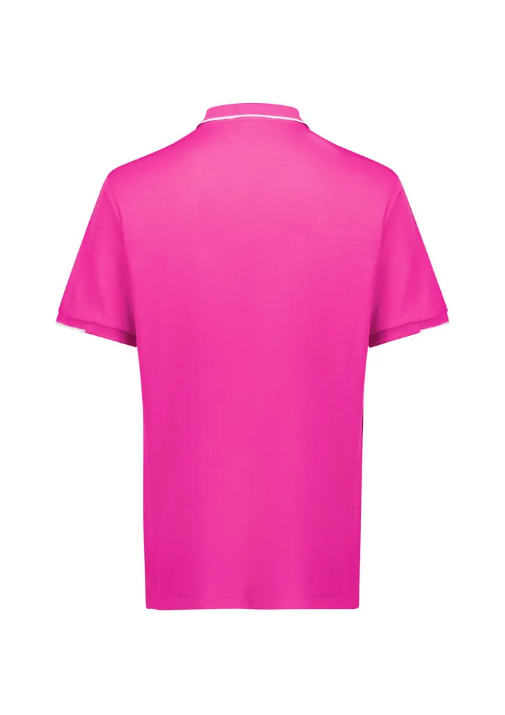 Biz Care Mens Pink Short Sleeve Polo (CST313MS)