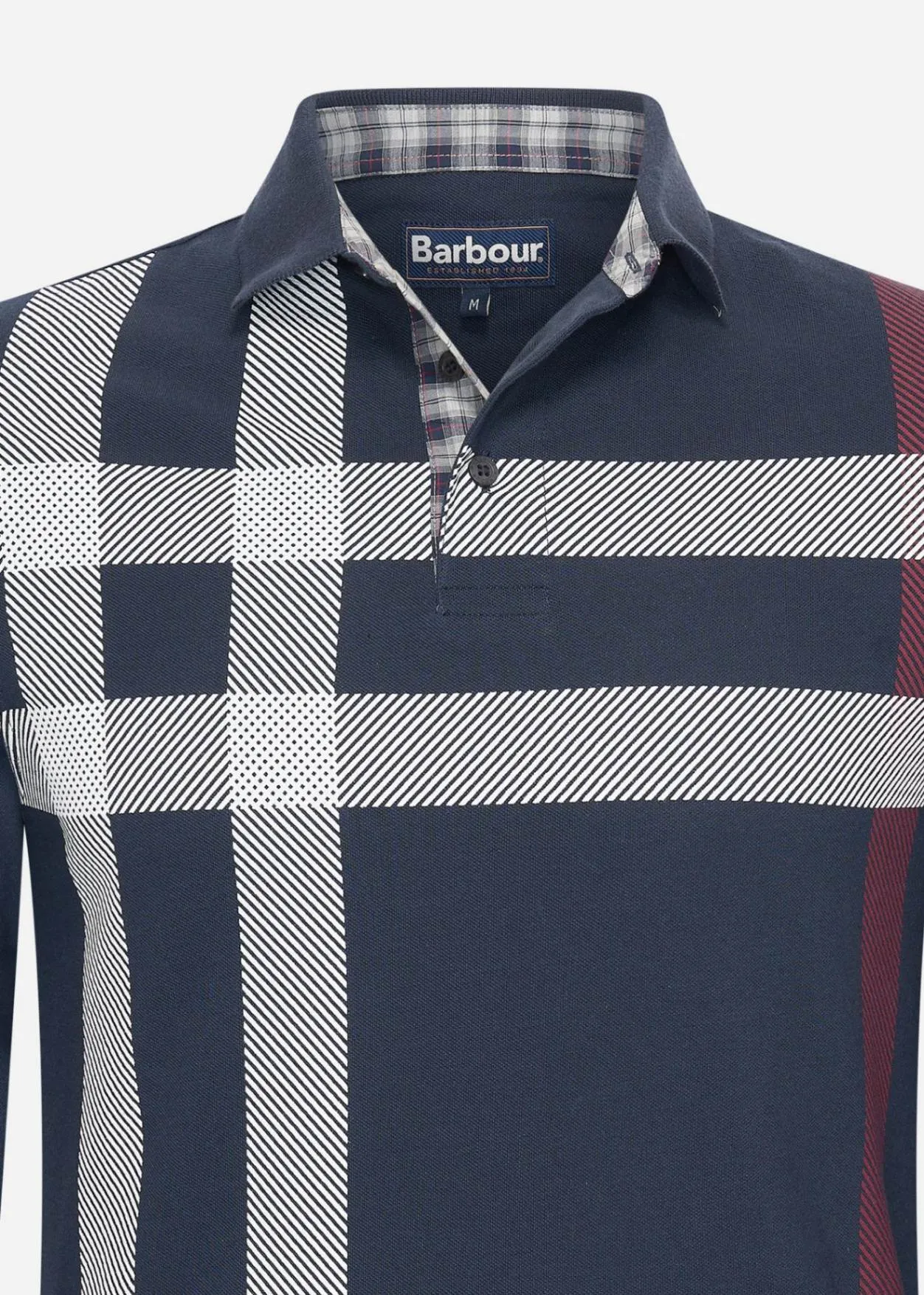 Blaine tailored ls polo shirt - dark navy