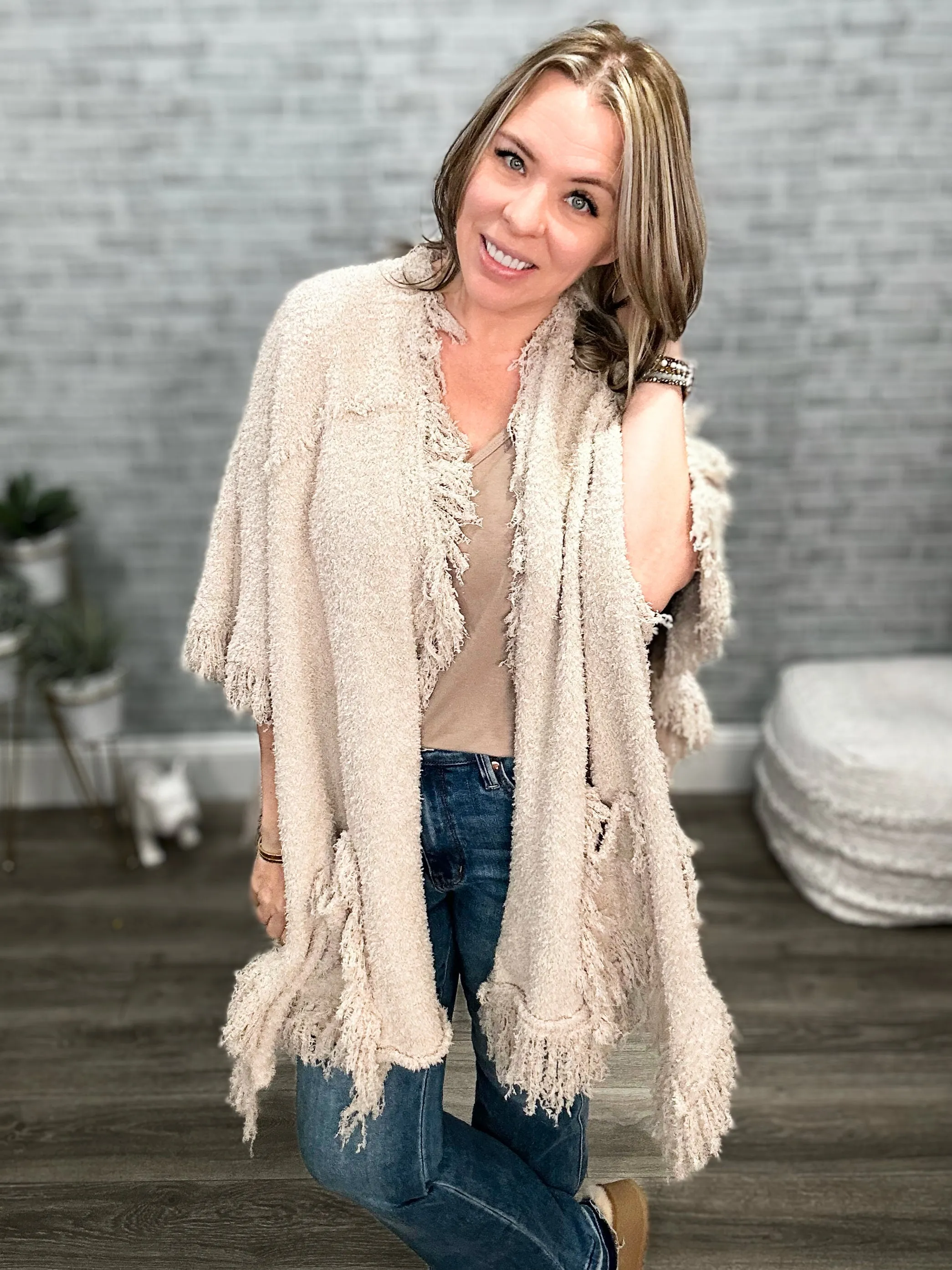 Blakeley "Angel" Fringe Shawl