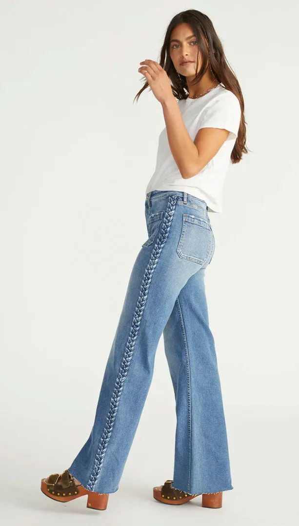 Charlee Wide Leg Intertwined | Driftwood Jeans