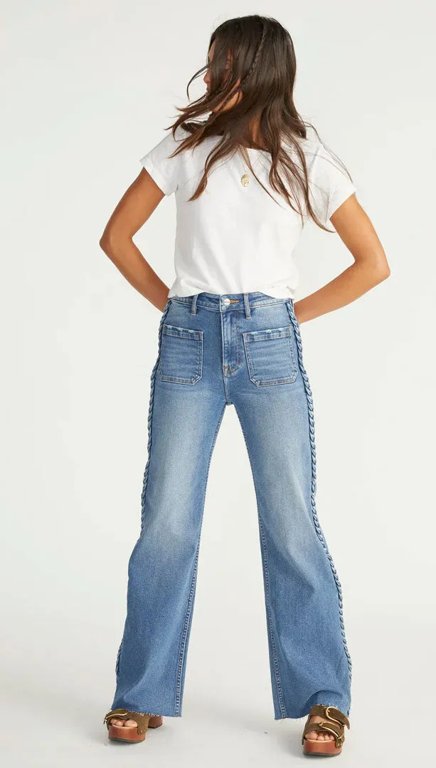 Charlee Wide Leg Intertwined | Driftwood Jeans