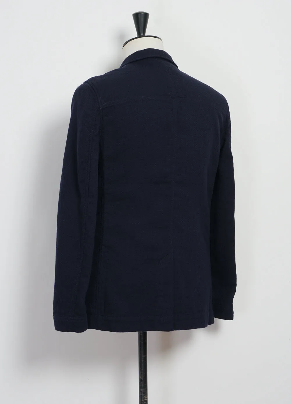 CHARLIE | Easy Three Button Blazer | Indigo Sashiko