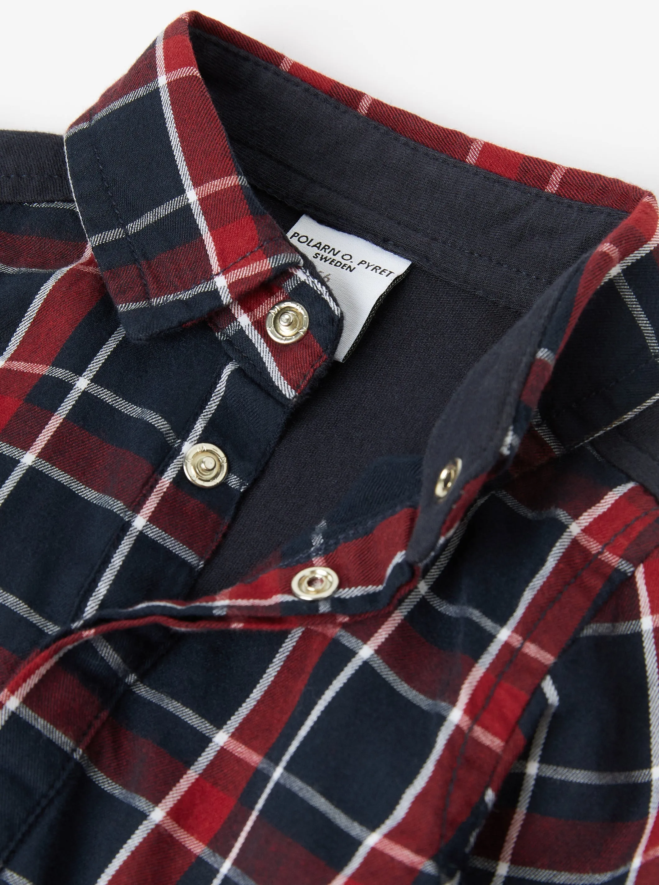 Checked Shirt Babygrow