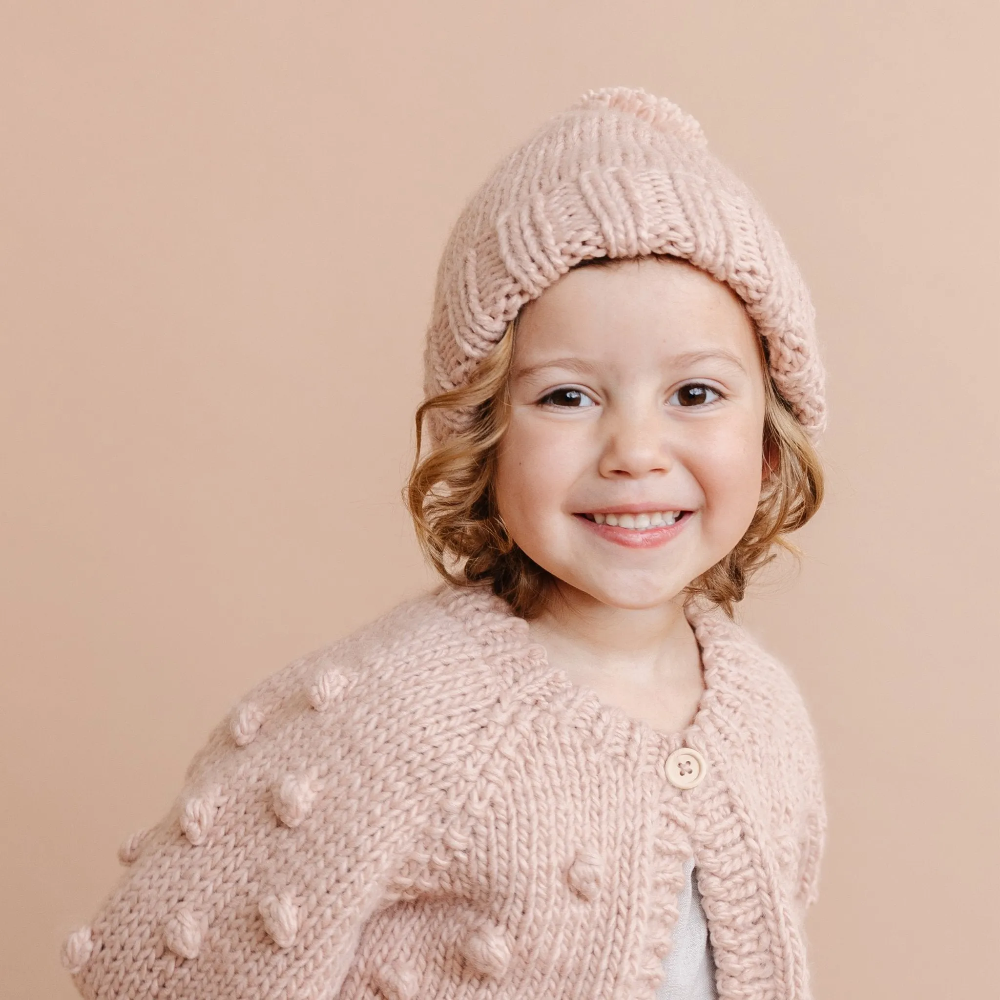 Classic Pom Hat, Blush