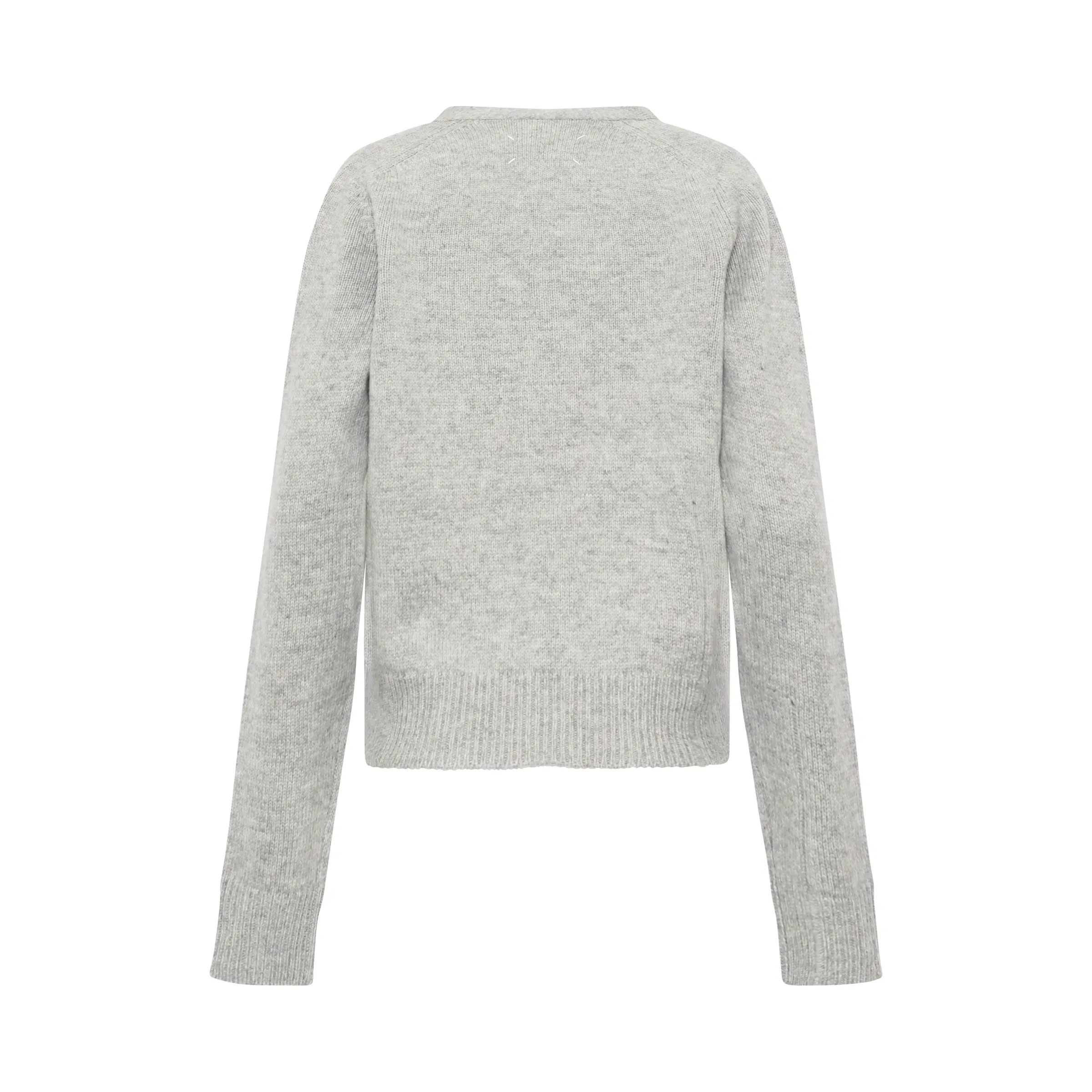 Distressed Effect Cardigan in Grey