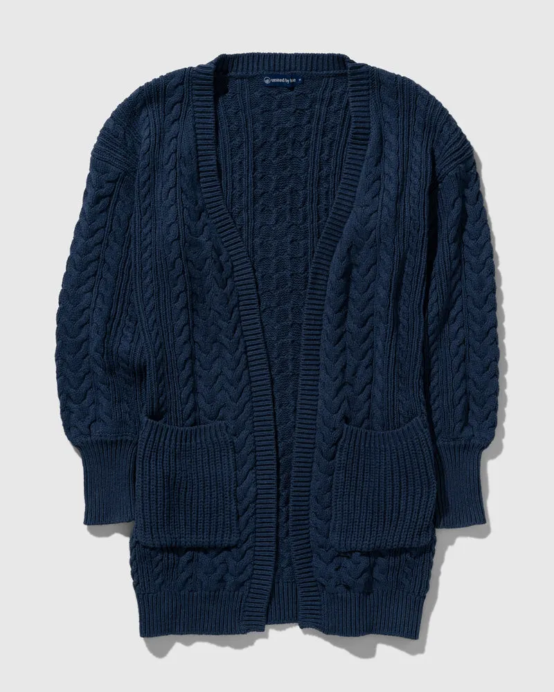 EcoKnit™ Cable Cardigan