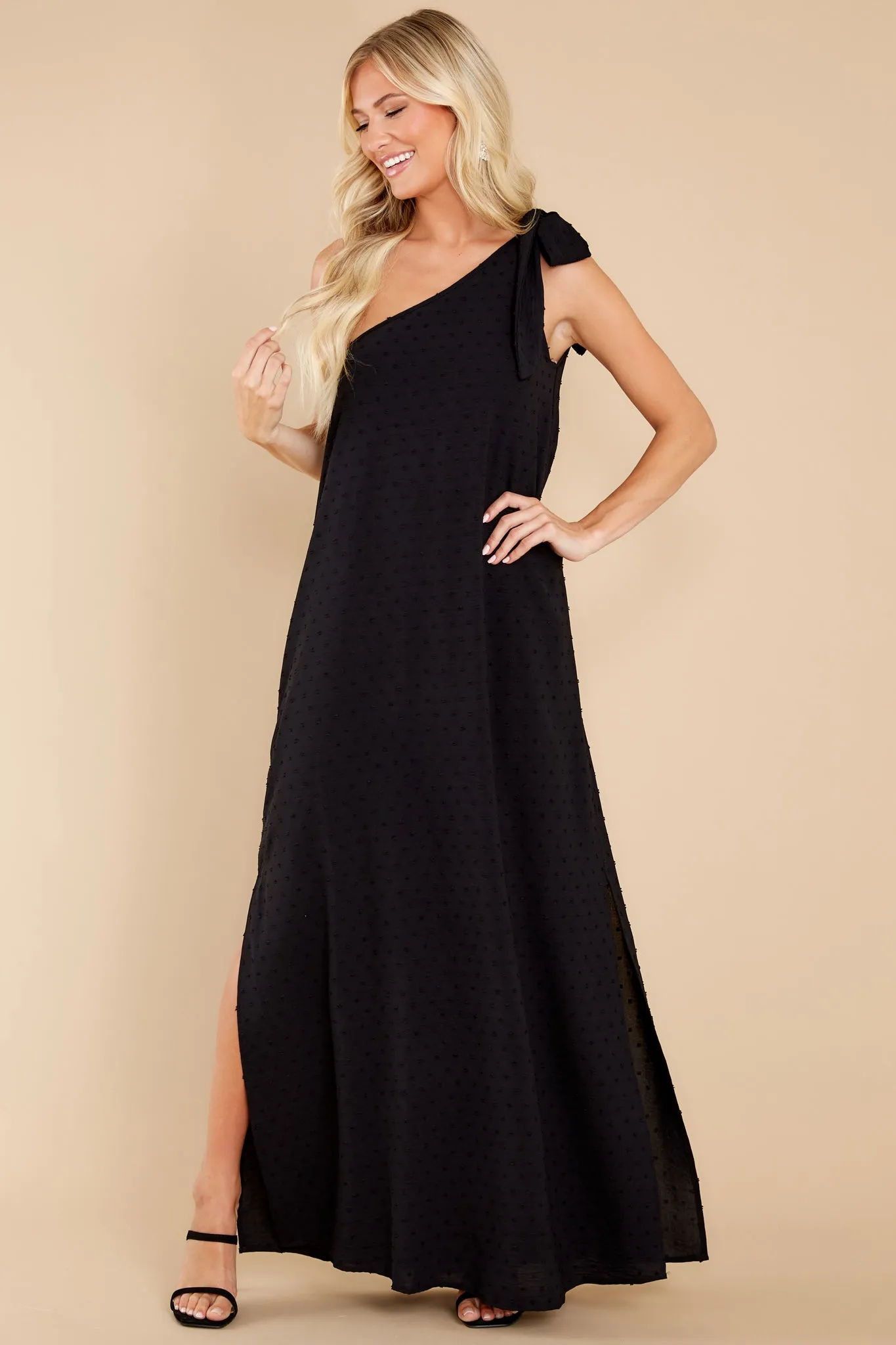 Elegance Is Everything Black Maxi Dress