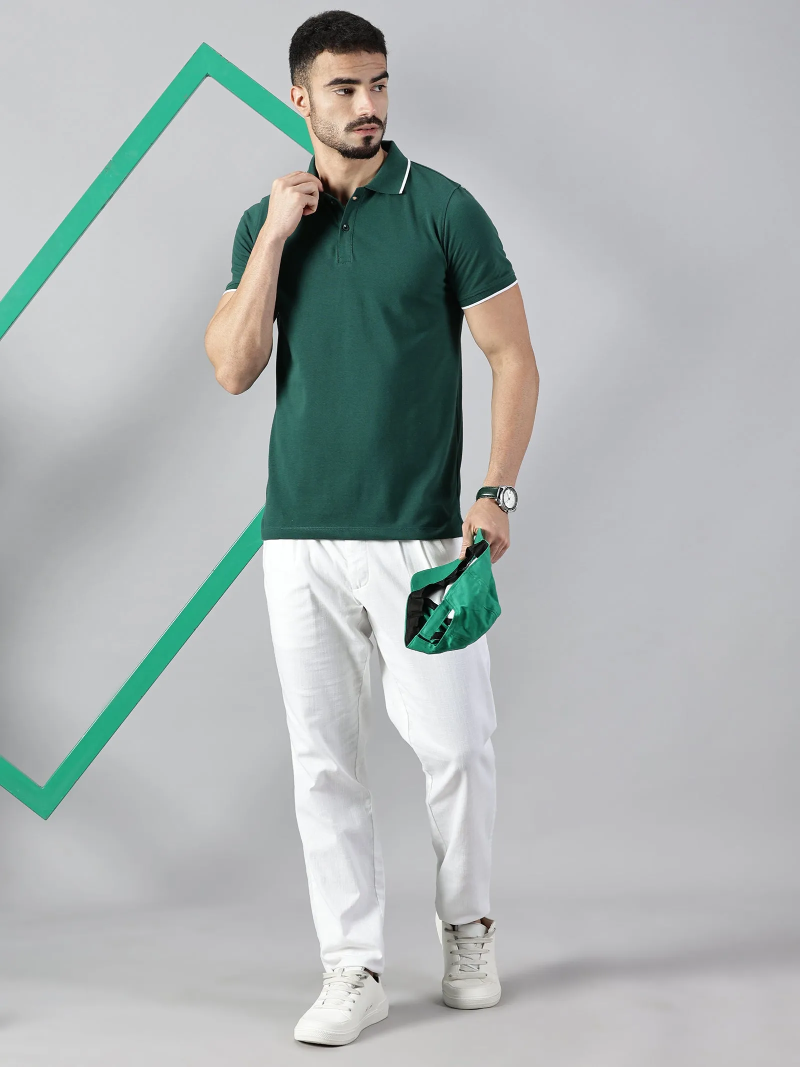 Everyday Green Polo T-Shirt