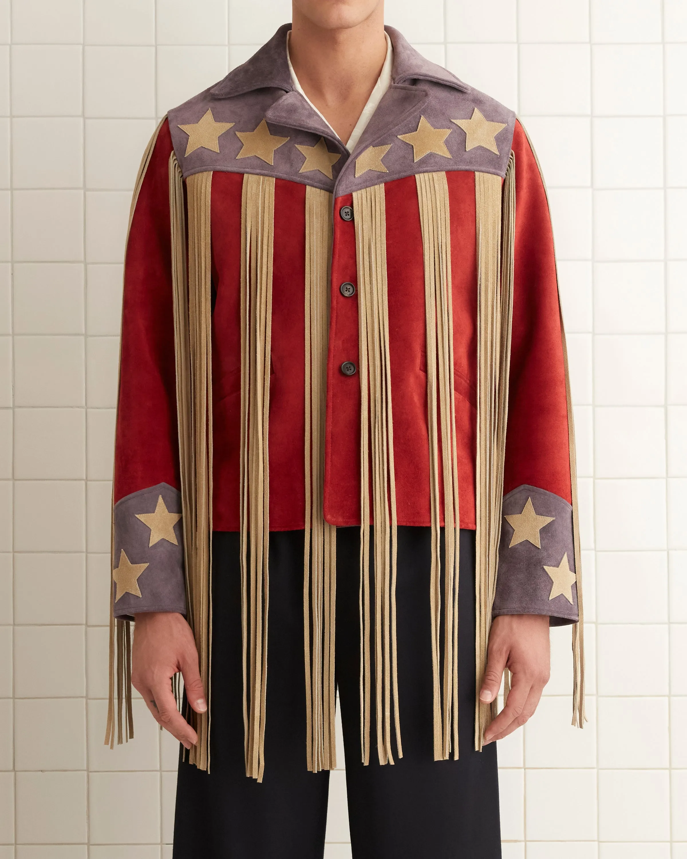 Flag Fringe Jacket