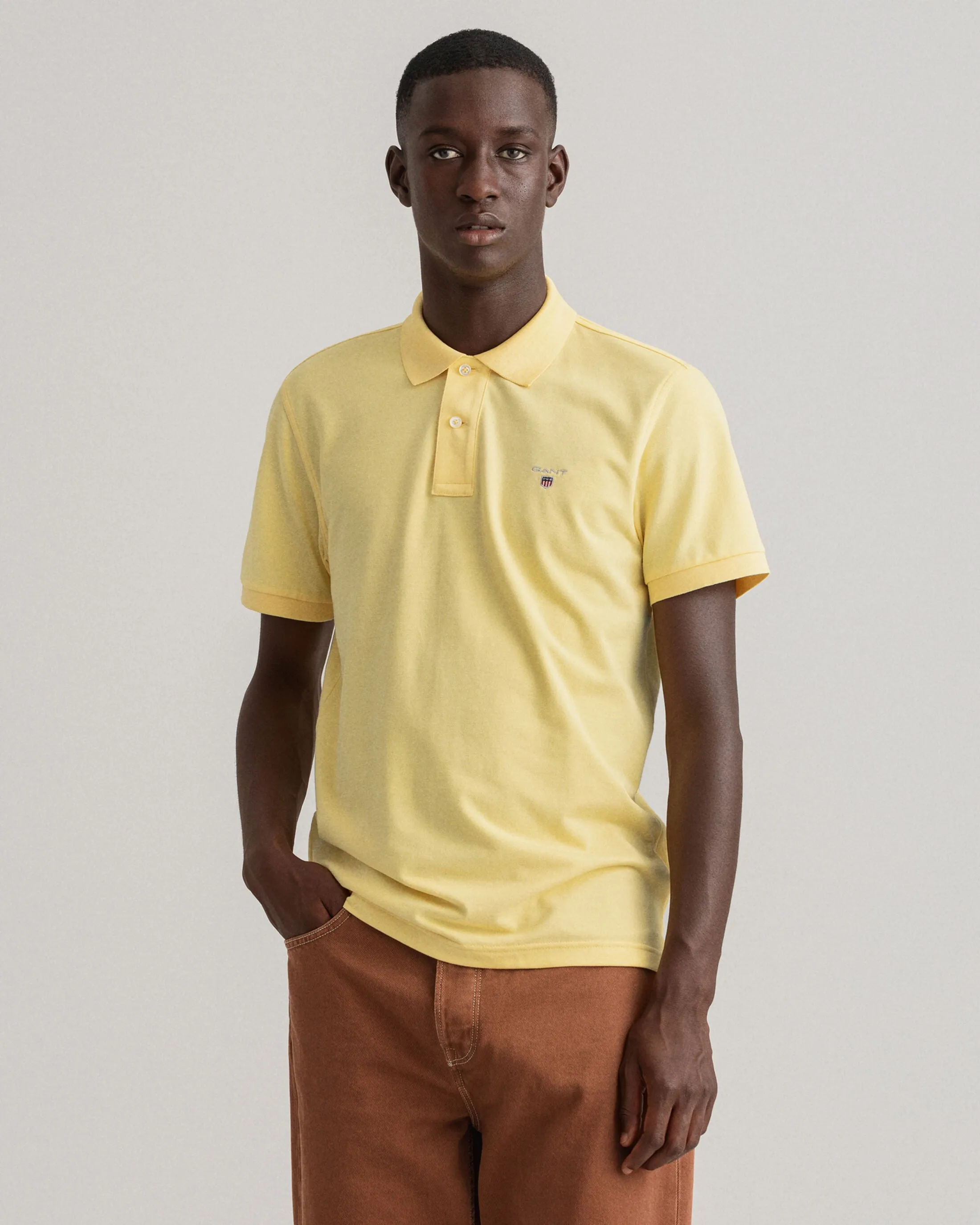 GANT - Original Pique Polo, Banana Yellow (XXL Only)