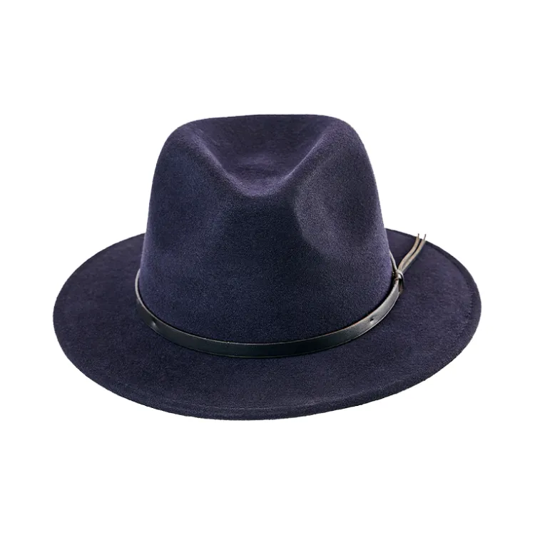 GC Hats Downtown Felt Fedora - Dark Navy