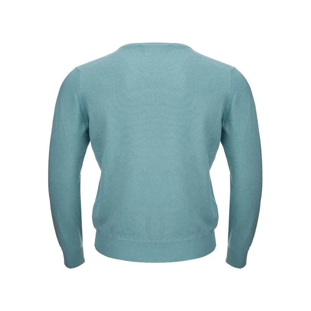 Gran Sasso Turquoise Cashmere Sweater Elegance