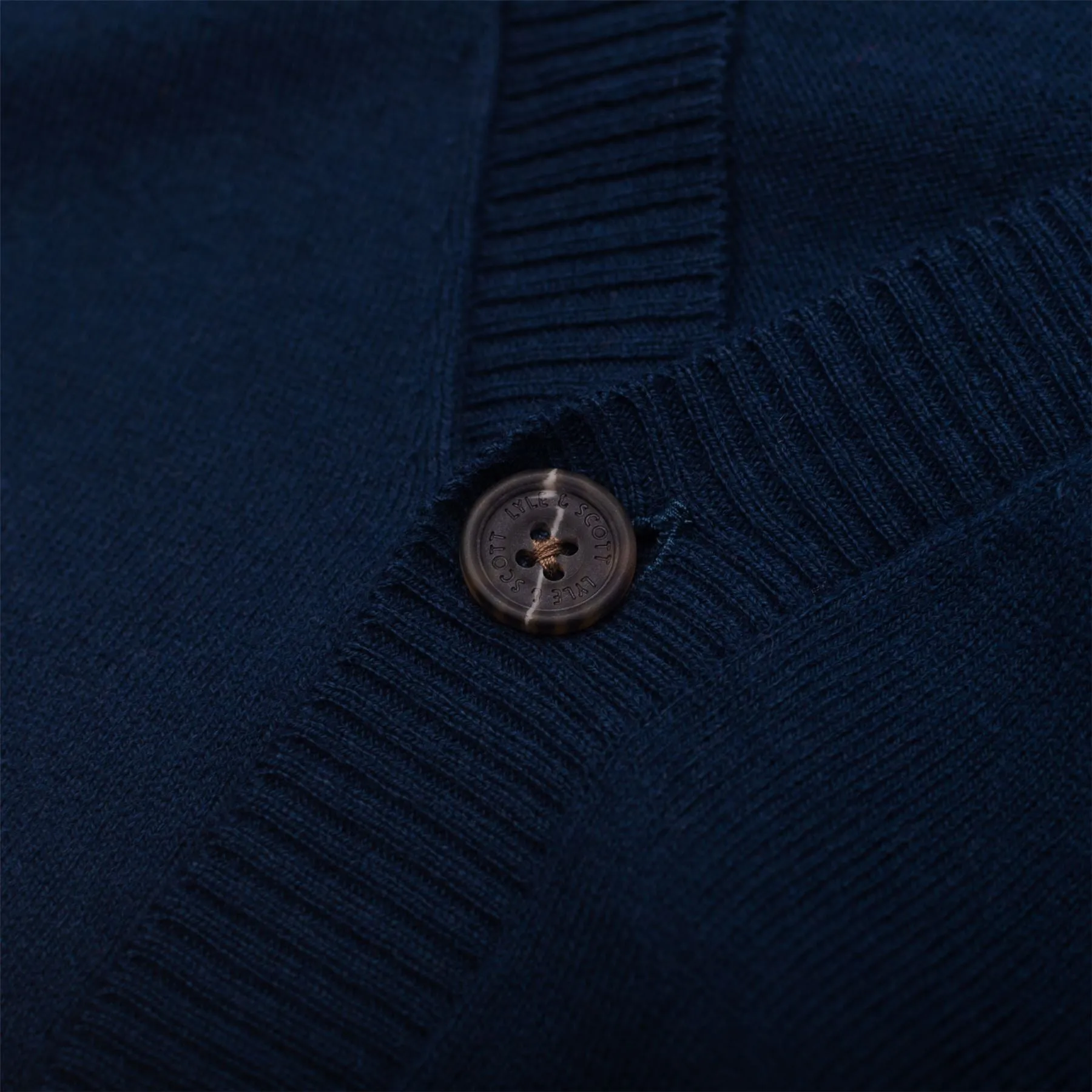 Guernsey Golf Cardigan Light Navy - SS23