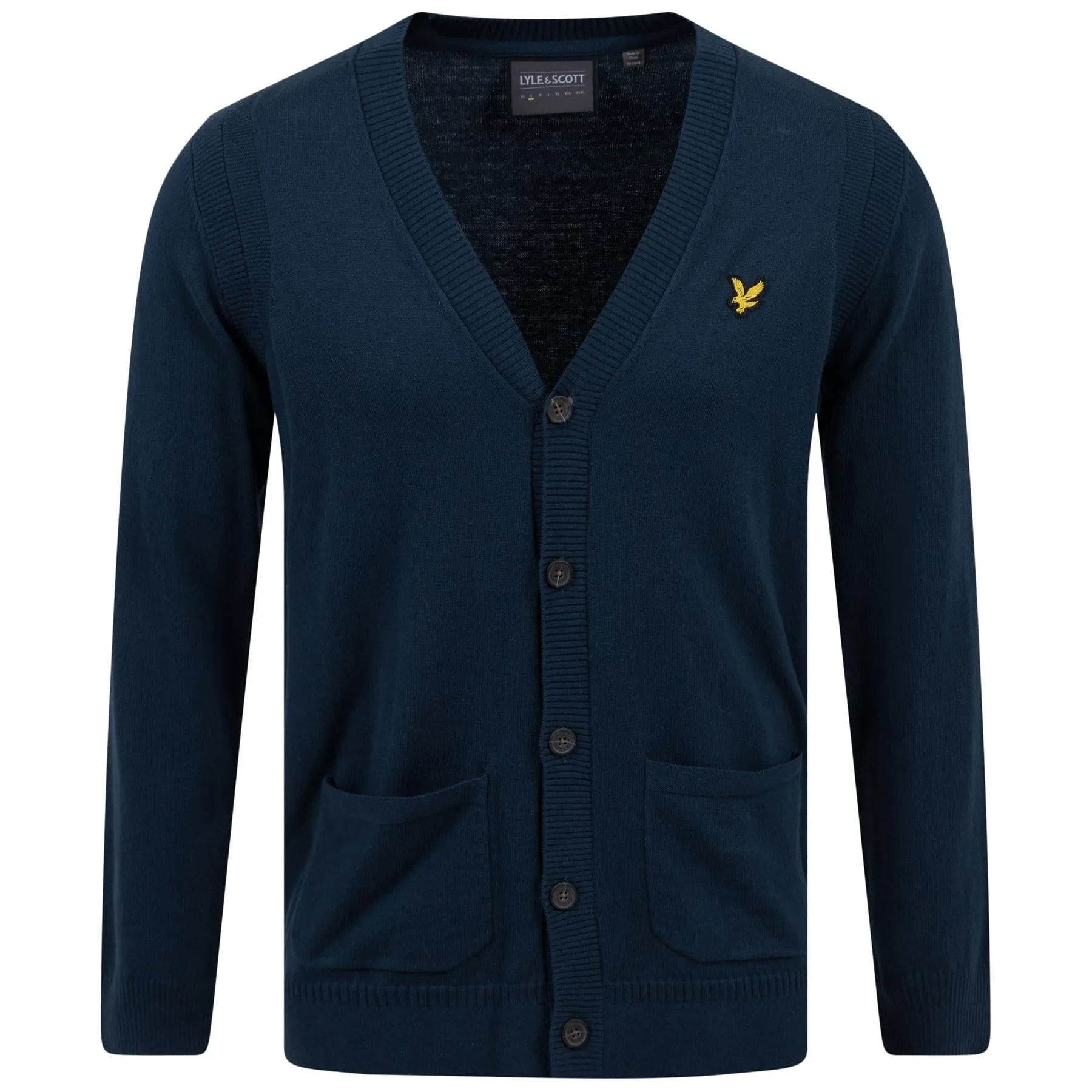 Guernsey Golf Cardigan Light Navy - SS23