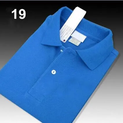 High Quality Crocodile Polo Shirt Men Solid Cotton Shorts Polo Summer Casual Polo Homme T-shirts Mens Polos Shirts Poloshirt SS01