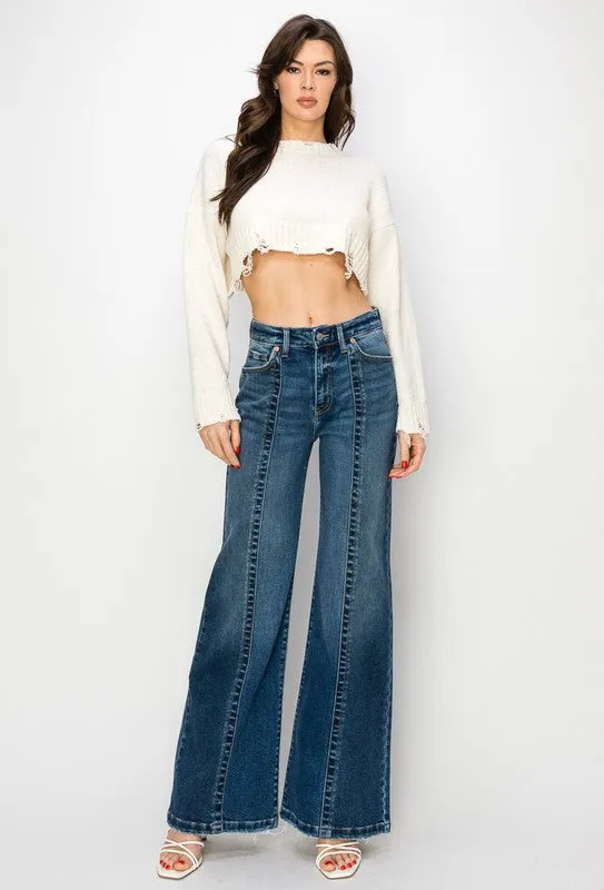 Jasmine High Rise Relaxed Flare Jeans