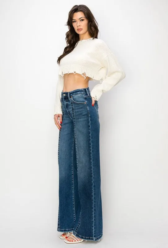 Jasmine High Rise Relaxed Flare Jeans