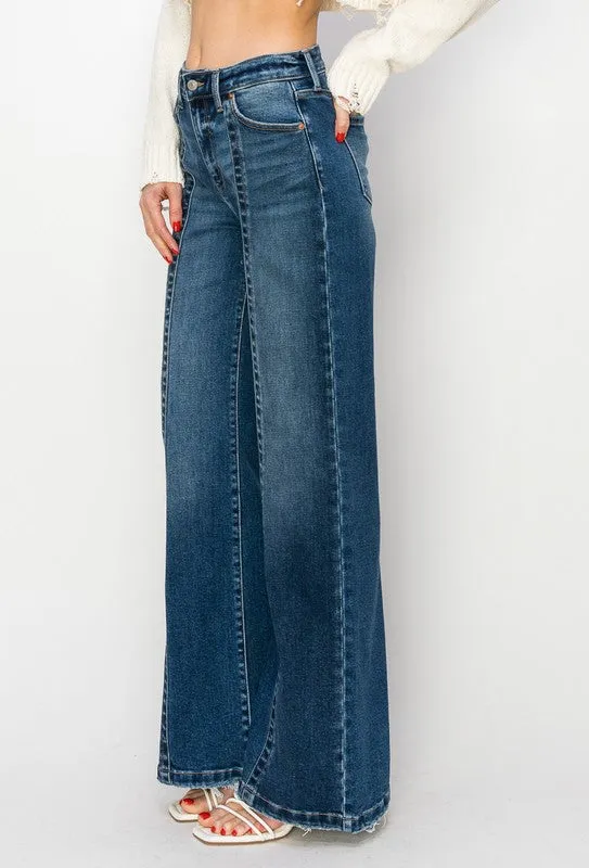 Jasmine High Rise Relaxed Flare Jeans