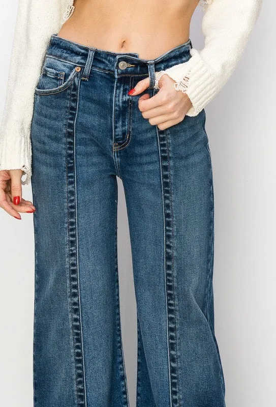 Jasmine High Rise Relaxed Flare Jeans