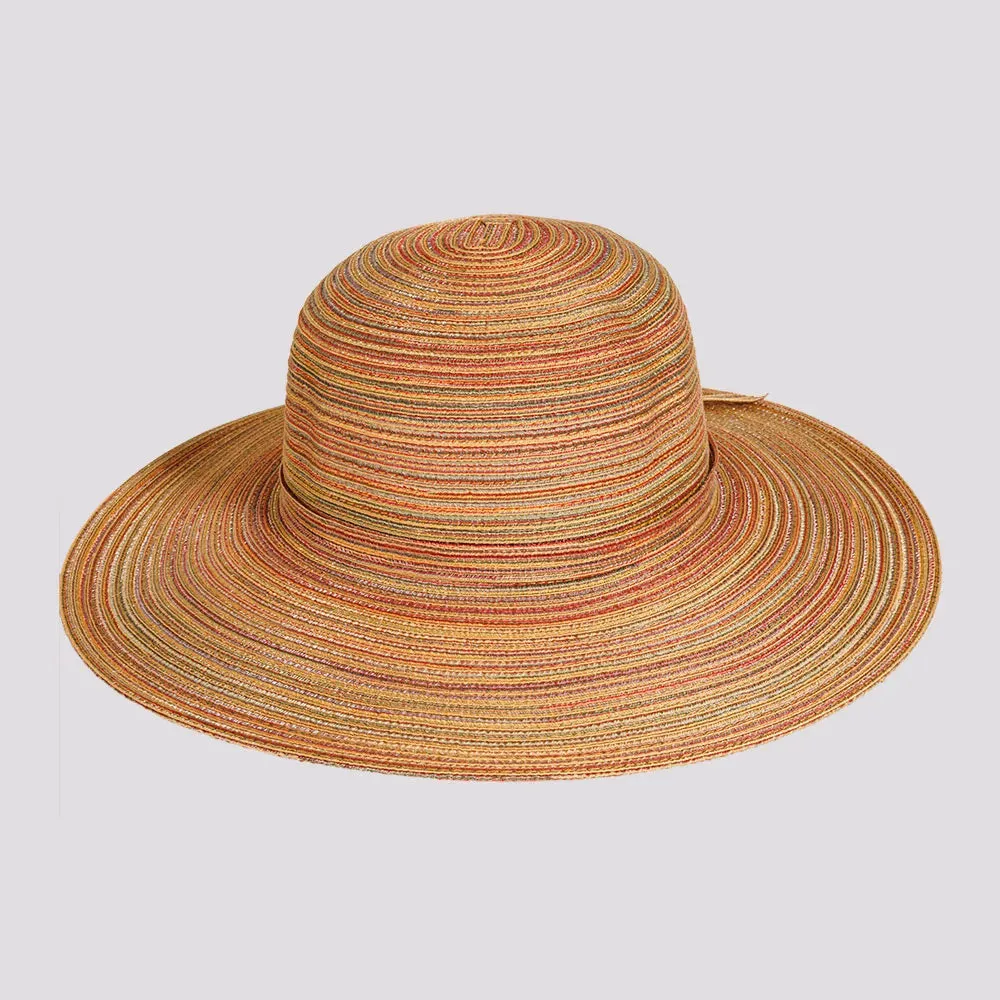 Kaira | Womens Sewn Polybraid Wide Brim Sun Hat