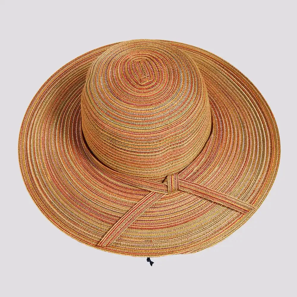 Kaira | Womens Sewn Polybraid Wide Brim Sun Hat