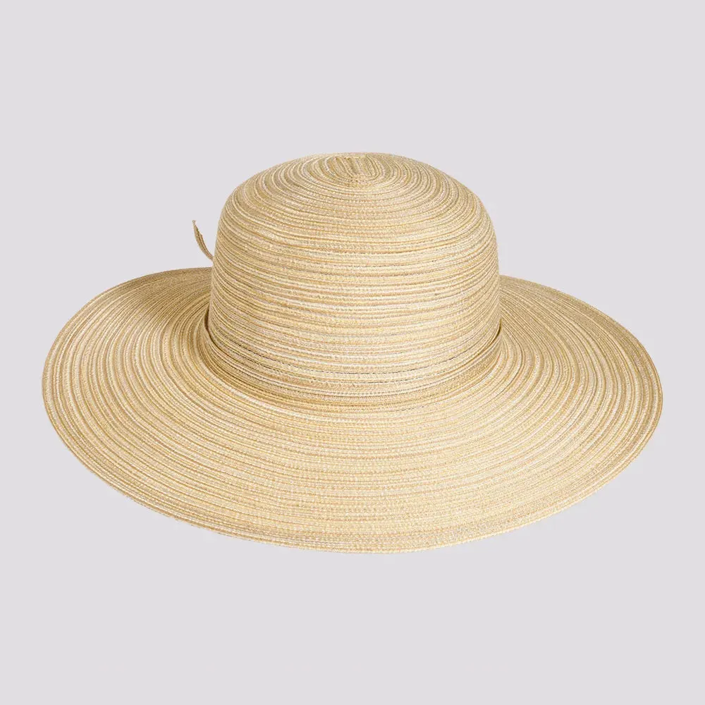 Kaira | Womens Sewn Polybraid Wide Brim Sun Hat