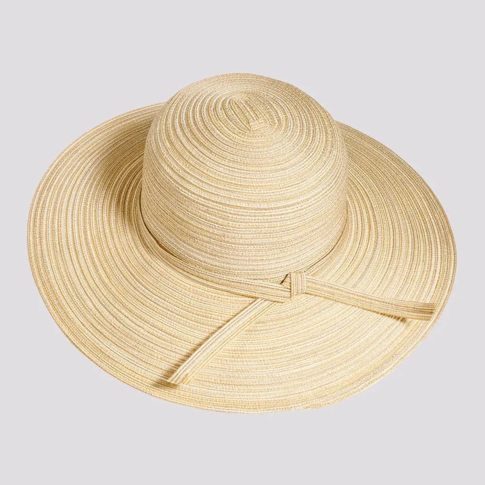 Kaira | Womens Sewn Polybraid Wide Brim Sun Hat