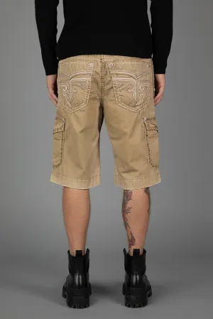 KHAKI CARGO SHORTS