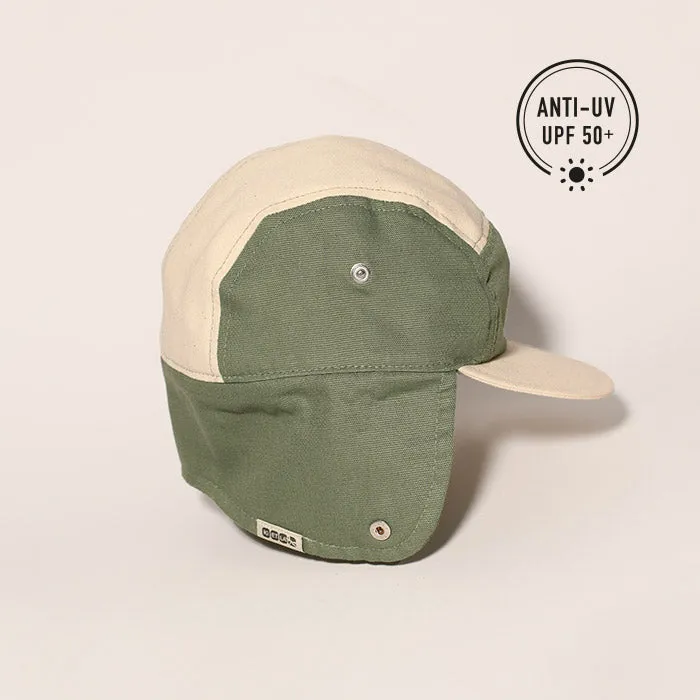 Ki ET LA Camper Cap Anti UV Green Natural