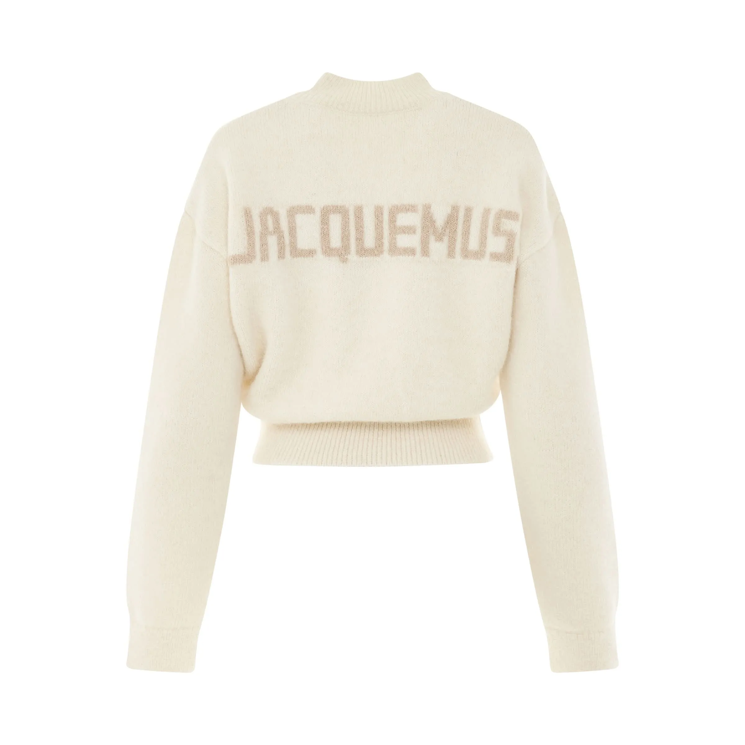 La Maille Jacquemus Sweater in Light Beige