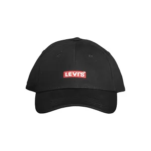 Levi's Black Cotton Men Cap