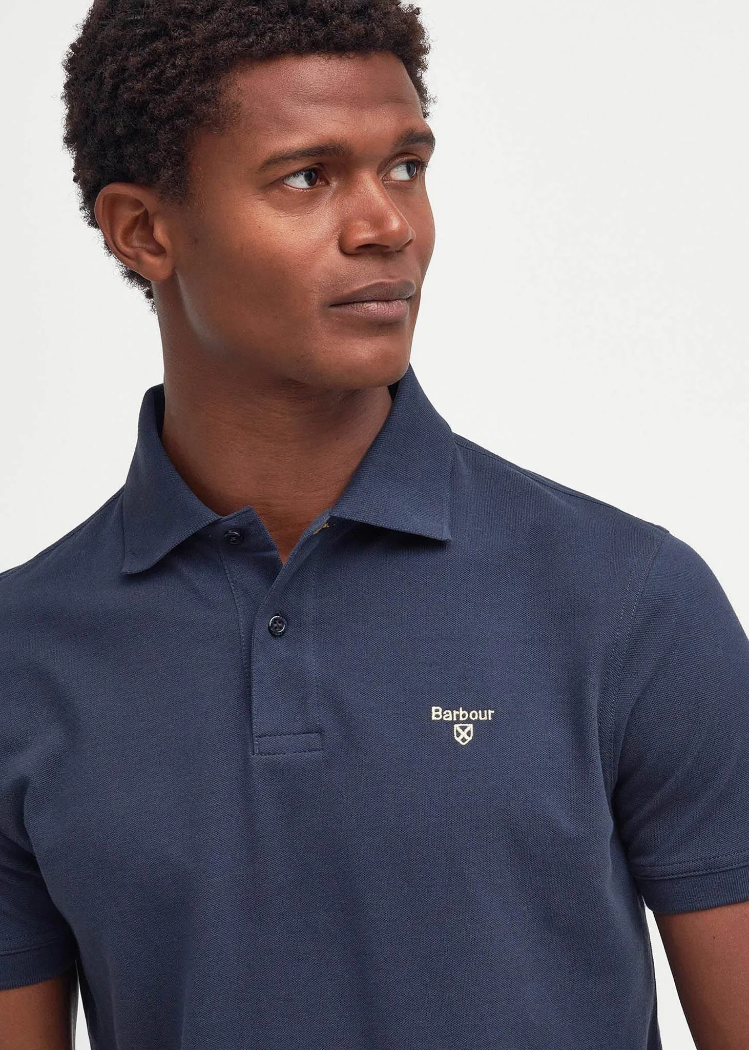 Lightweight sports polo - navy