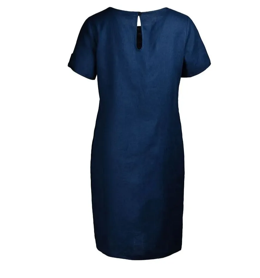 Linen Dress Annika Navy