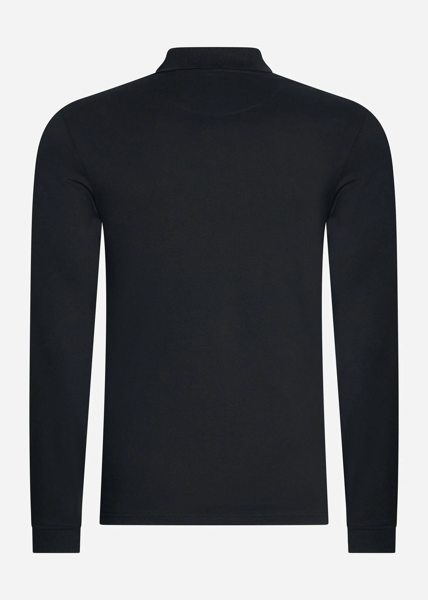 LS polo shirt - jet black