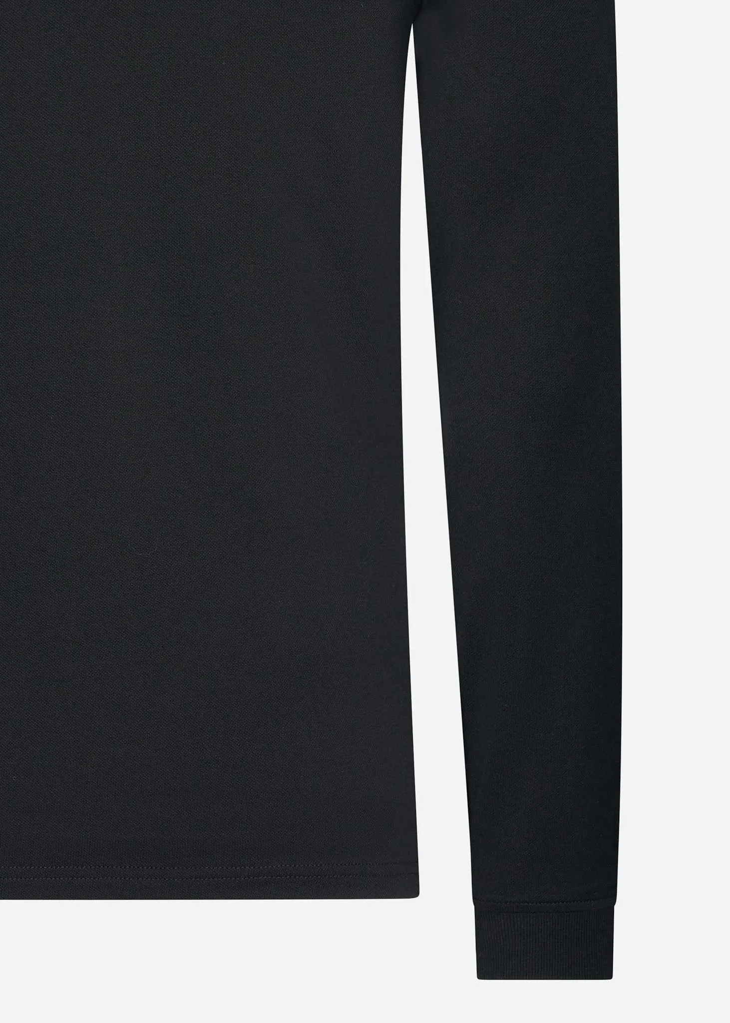 LS polo shirt - jet black