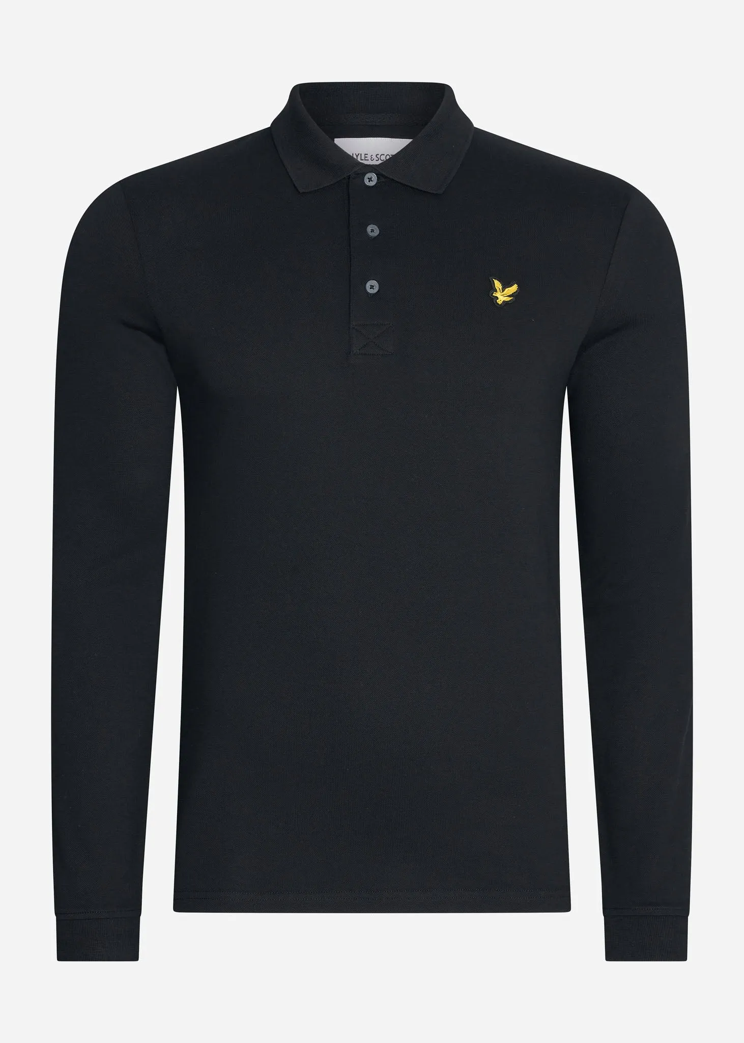 LS polo shirt - jet black