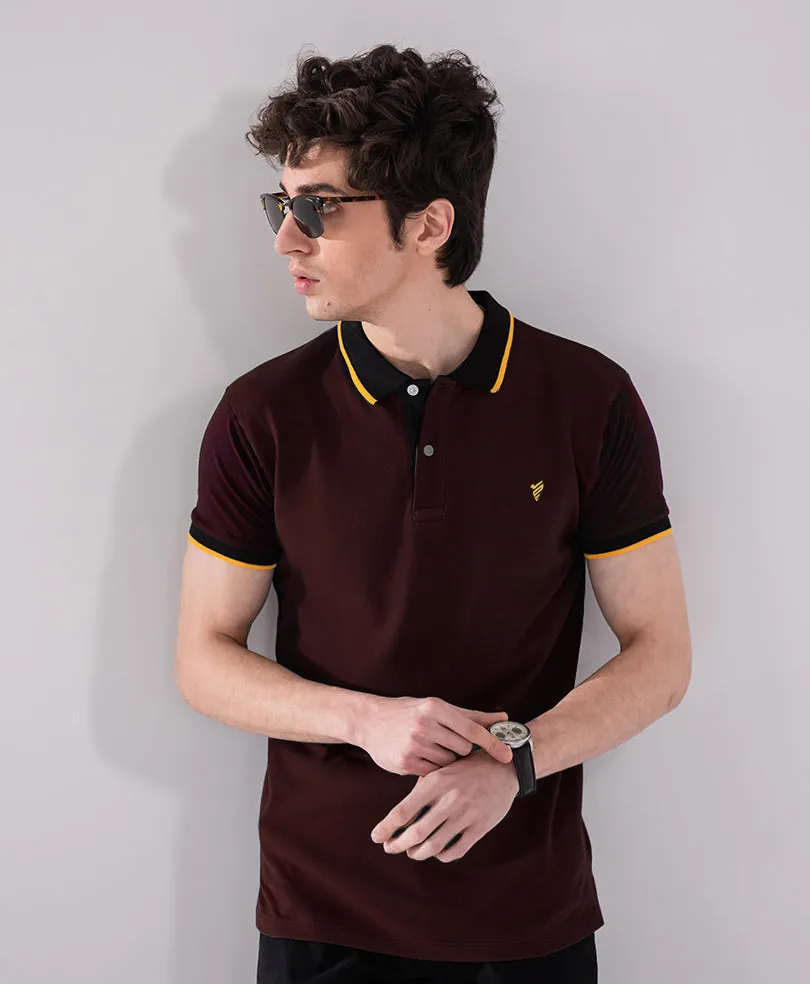 Maroon Vogue POLO