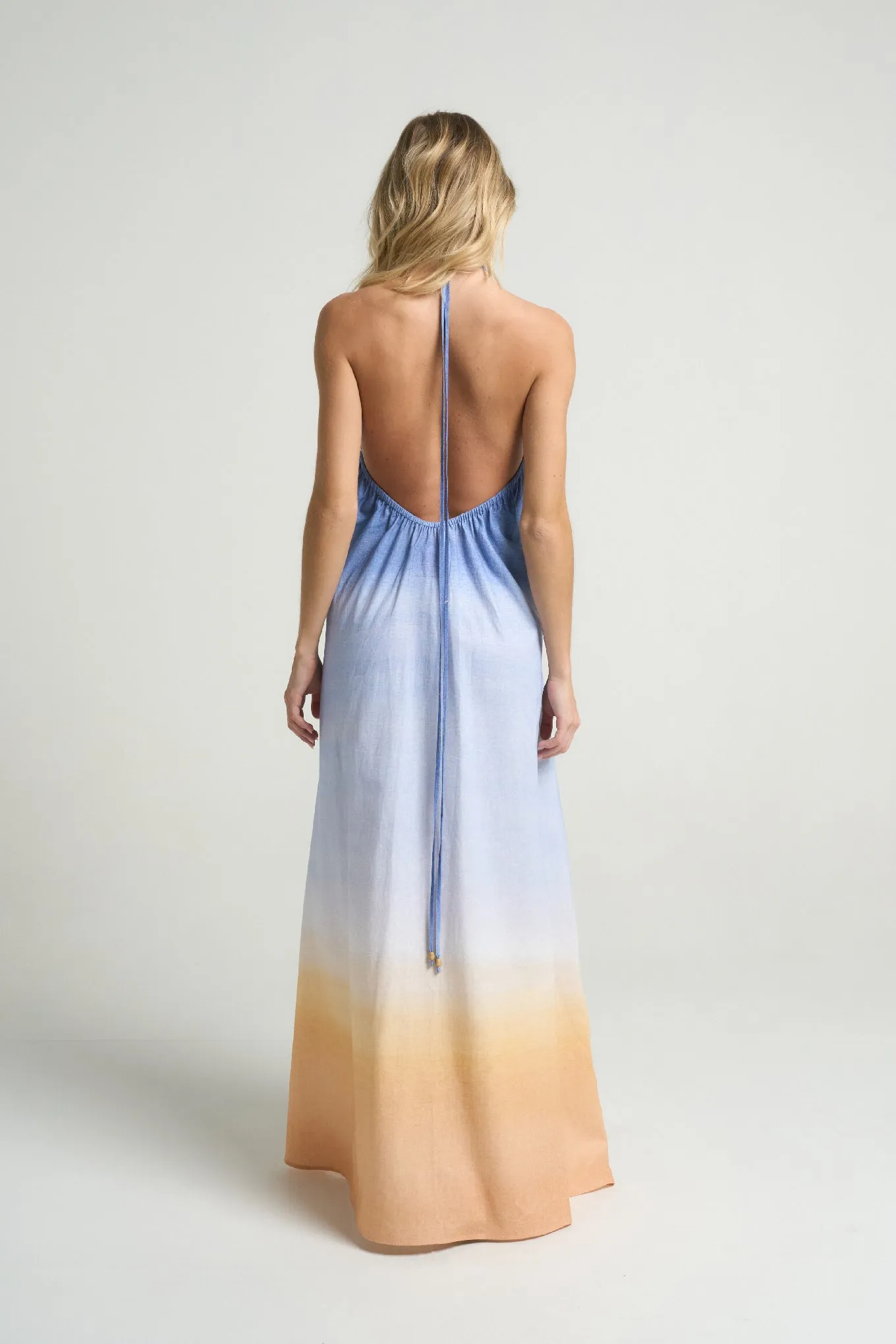 Maxi Halter Dress Sunrise