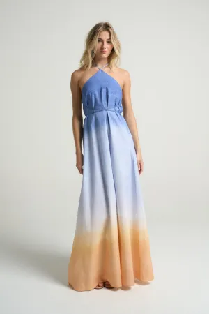 Maxi Halter Dress Sunrise