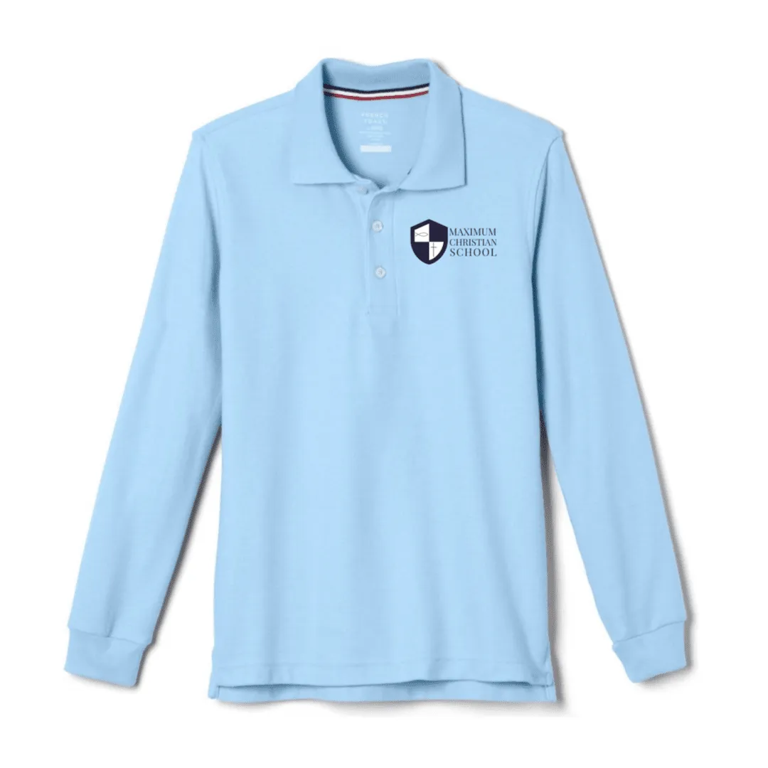 Maximum Christian School - Long Sleeve Polos - Adult