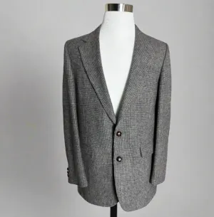 Mens Vintage Grey Stafford Virgin Wool Blazer