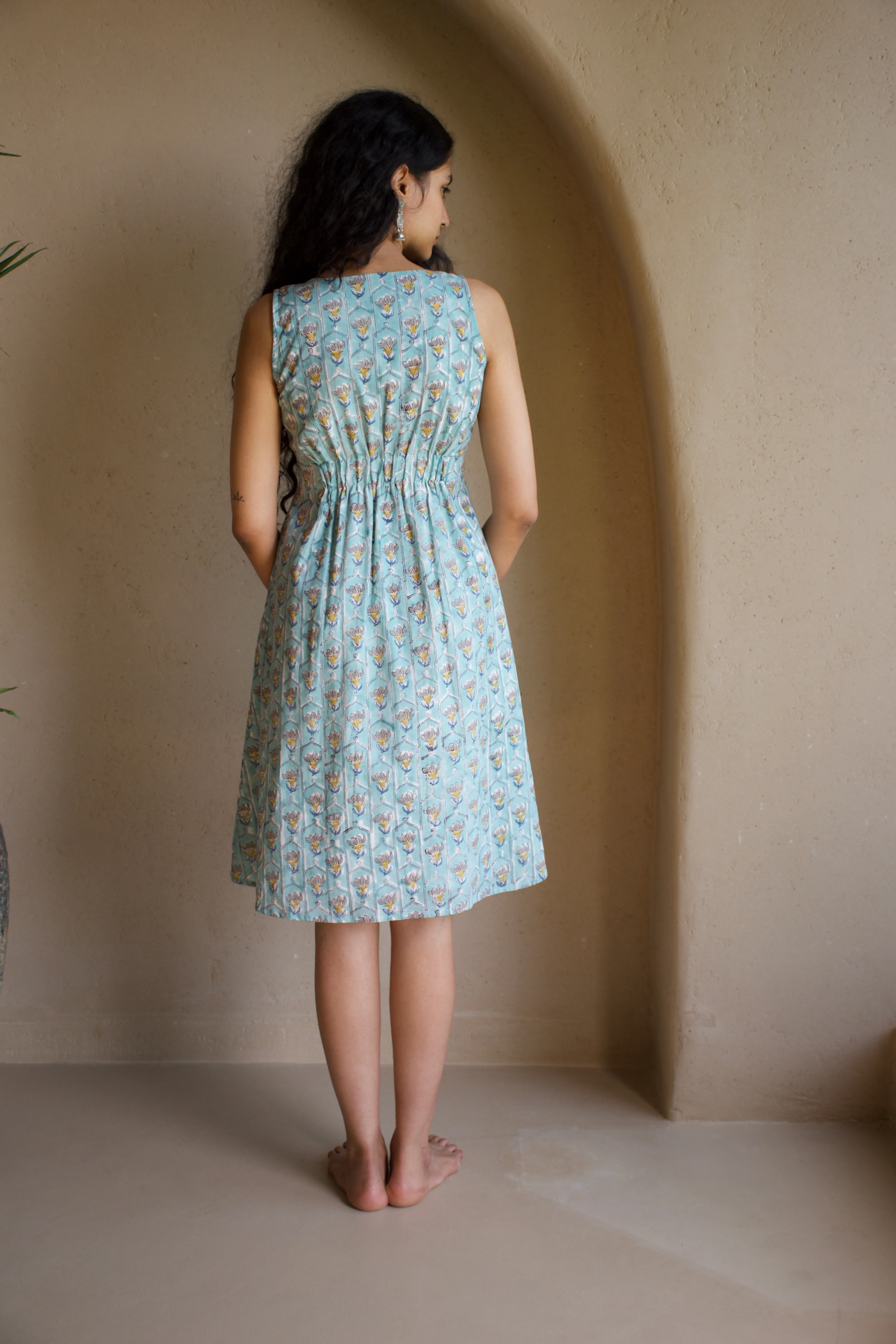 MINT BLOSSOM ELEGANCE DRESS